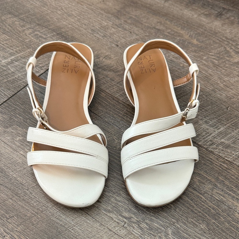 White Strappy Sandals